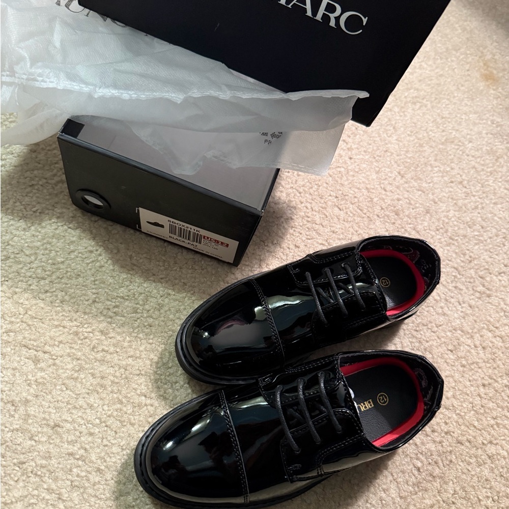 Formal Black Patent Dress Shoes